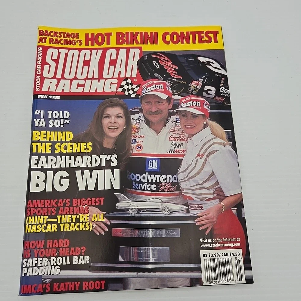 Stock Car Racing Magazine May 1998 Hot Bikini Contest Dale Earnhardt Daytona 500